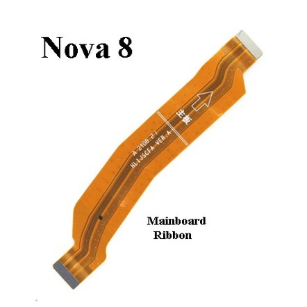 Huawei Nova 8 / Nova8 Ribbon UI เมนบอร์ด LCD เชื่อมต่อ Flex Cable Ribbon @ ANG-LX1 ANG-LX2