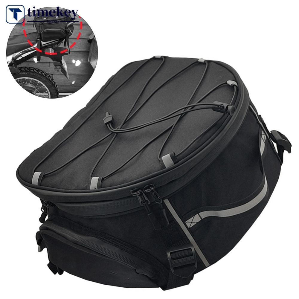 TME รถจักรยานยนต์ไนลอนสีดํากันน้ําหางกระเป๋าเบาะหลังกระเป๋าถืออุปกรณ์เสริมสําหรับ BMW R1300GS R 1300