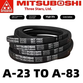 สายพานสามเหลี่ยม MITSUBOSHI (A18-A83) A-18/A-19/A-20/A-21/A-22/A-23/A-24/A-25/A-26/A-27/A-28/A-29/A-23/A-33/A-32/A-33/A-32/A-31/A-32/A-34/A-33/A-33/A เข็มขัด FAN BELTTOR RADA INDUSTRAIAL BELT