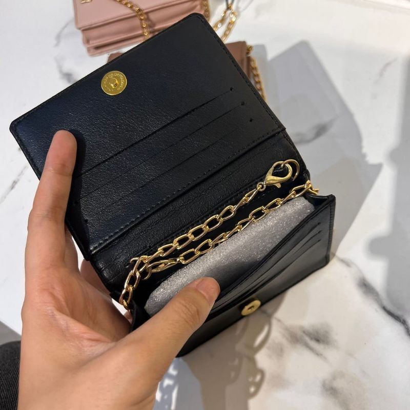 GTW -Mini Sling Bag Wallet Mini Card Wallet Chain Strap Wallet