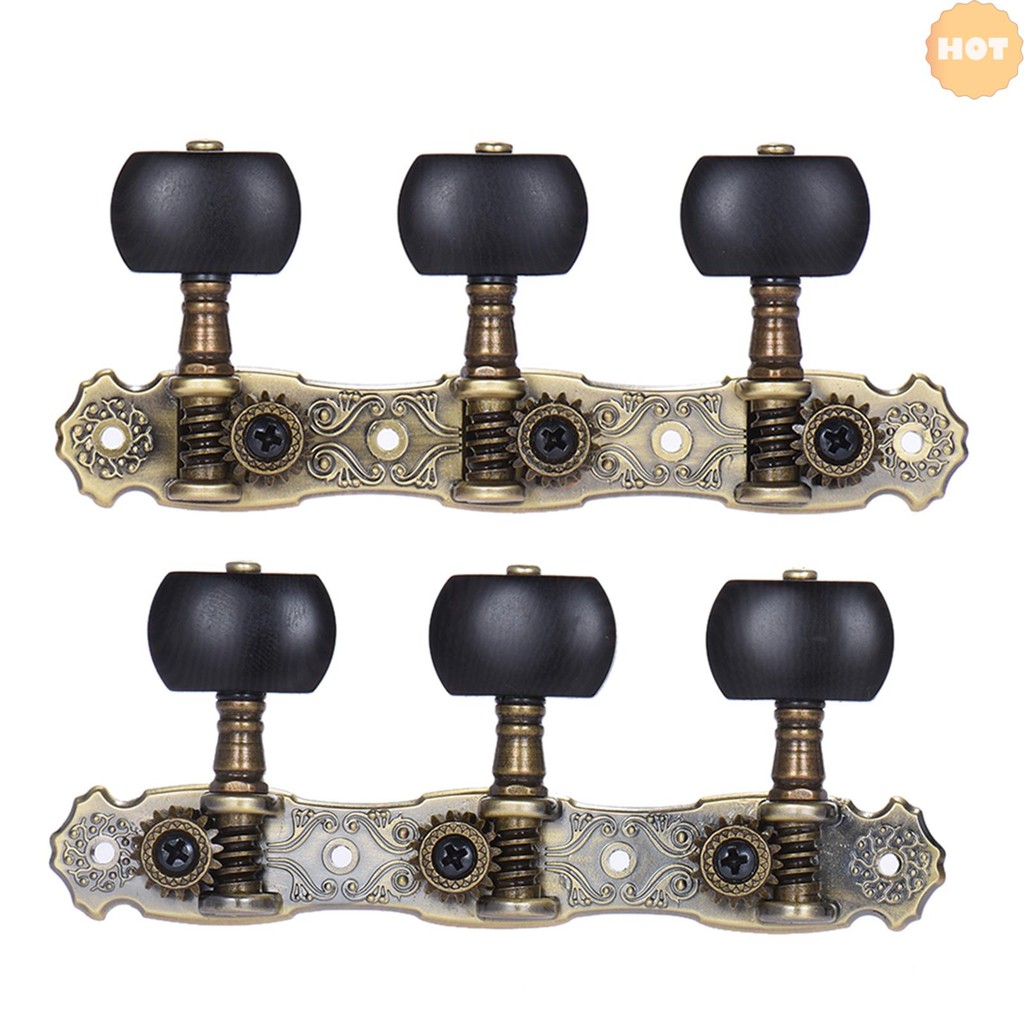 [2025 Super Sale]Alice 2 ชิ้น (L&R) Tuning Guitar Peg Bronze Plated Acoustic Guitar Machine Heads 1 