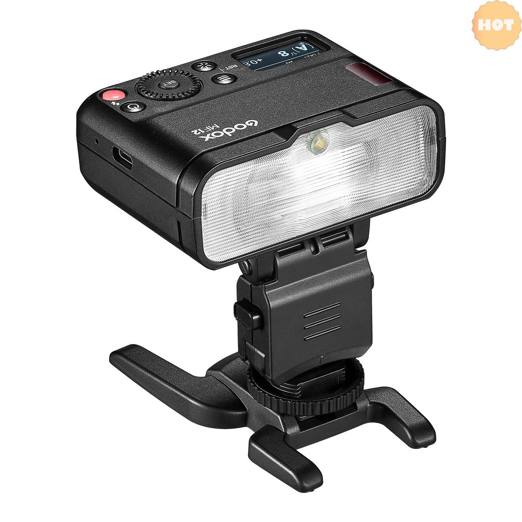 [2025 Super Sale]Godox MF12-K2 2PCS Macro Flash 2.4G คู่มือควบคุมเกียร์ไร้สายหมายเลข 16 TTL M โหมดที