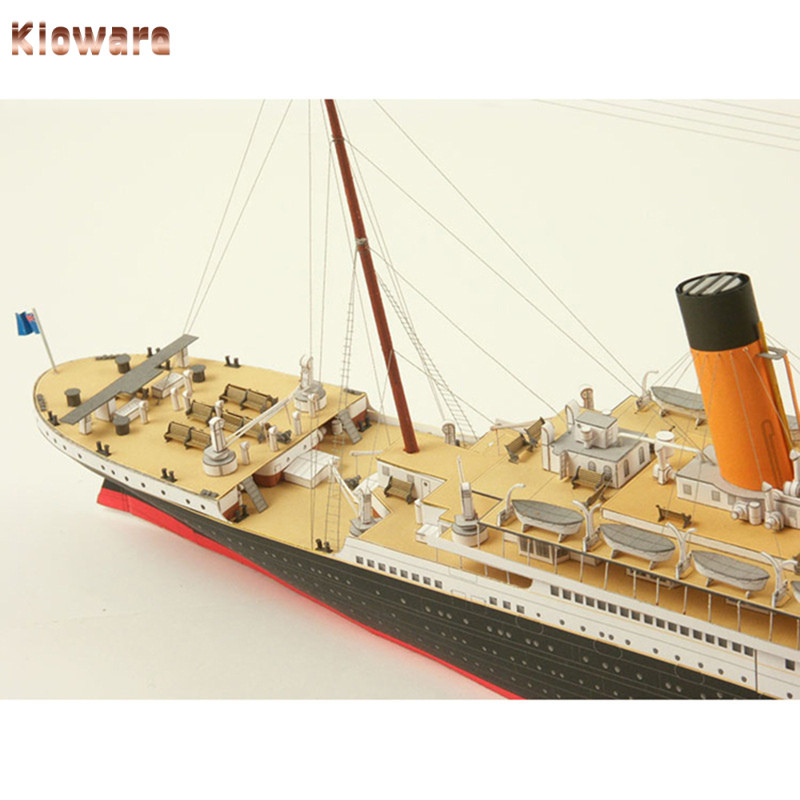 [Kloware] 3D 1/400 British Cruise Titanic Ship DIY Paper Model Kit Toy Desktop Decor