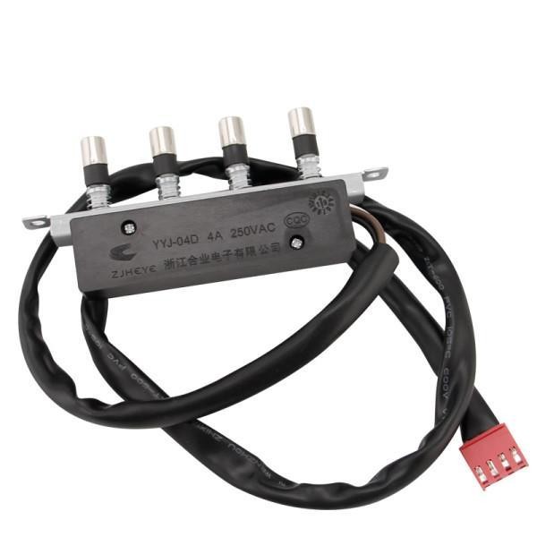 เหมาะสําหรับ Midea สวิตช์ปุ่มเครื่องสูบบุหรี่ CXW-200-DJ207 สี่ความเร็ว YYJ04D สวิตช์กุญแจอุปกรณ์เสร