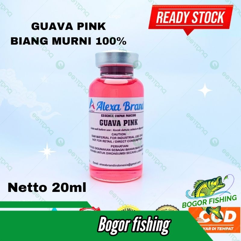 Essen Guava pink สตาร์ทเตอร์บริสุทธิ์ 100% - แบรนด์ Alexa - Guava Essence - เหยื่อตกปลา