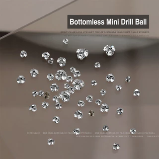 Nail Art สติกเกอร์ตกแต่งเล็บเพชร DIY Rhinestones Stack เจาะ Organza SS6-SS28 10 ชิ้น KOULDAN