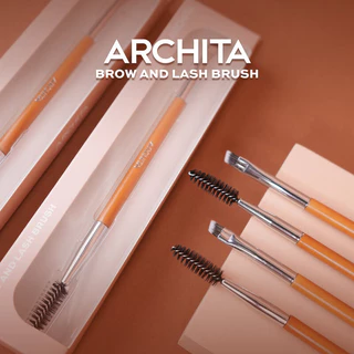 ARCHITA Brow And Lash 1pc แปรงเขียนคิ้วพร้อมแปรงปัด.