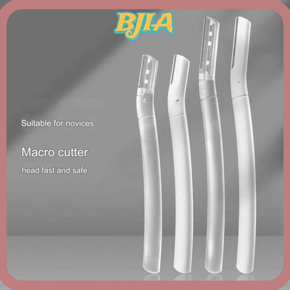 เครื่องมือโกนหนวดคิ้ว บีเจ ปลอดภัย|มีดโกนคิ้วใช้งานง่ายป้องกันรอยขีดข่วนสแตนเลสโปร่งใสขั้นสูงที่กันจอนคิ้วสําหรับผู้ชายผู้หญิง