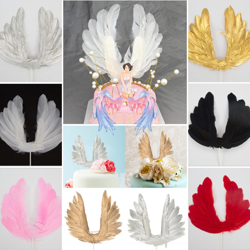 ป้ายปักเค้กปีกนก ปีกนก สำหรับตกแต่งเค้ก