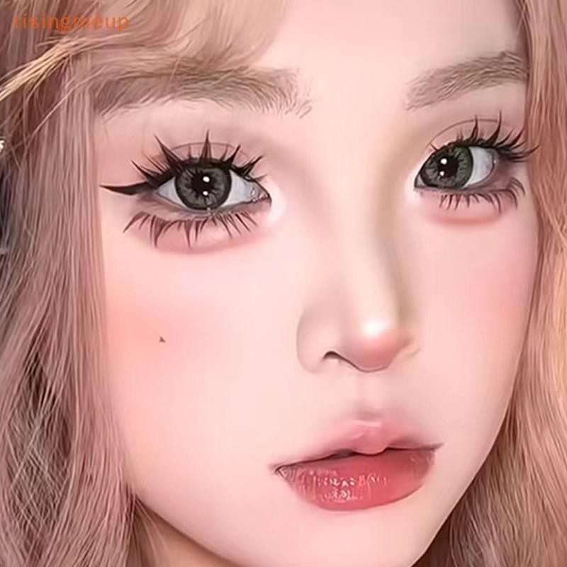 [risingmeup] กาวหลายสไตล์คลัสเตอร์ธรรมชาติต่อขนตา False Cluster Volume Eyelash แต่งหน้า Grafting ขนตาปลอมคอสเพลย์ใหม่ - รูปที่ 5