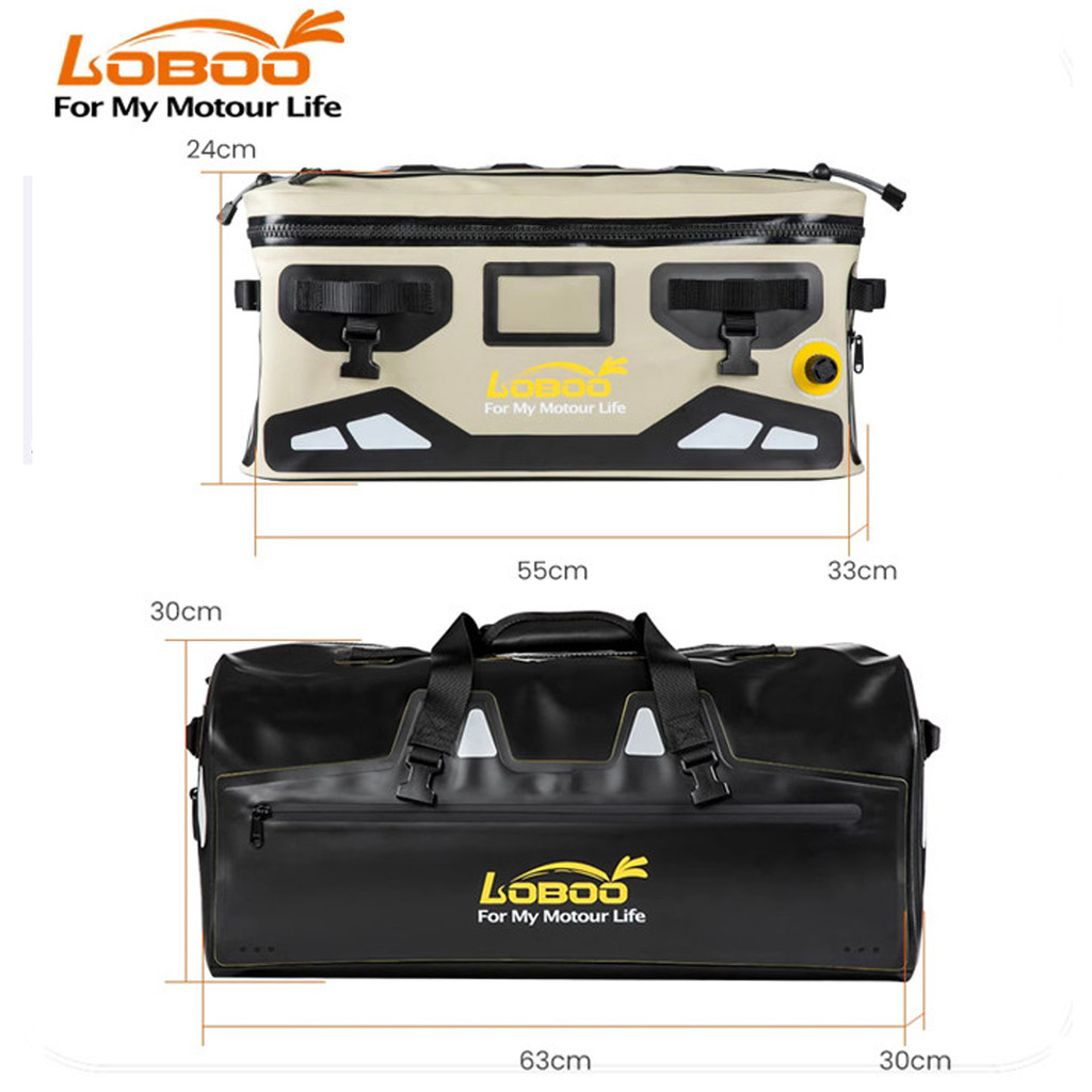 LOBOO BWB40T กระเป๋ากันน้ําสูญญากาศผ้า TPU กันน้ําซิปเก็บมากขึ้น