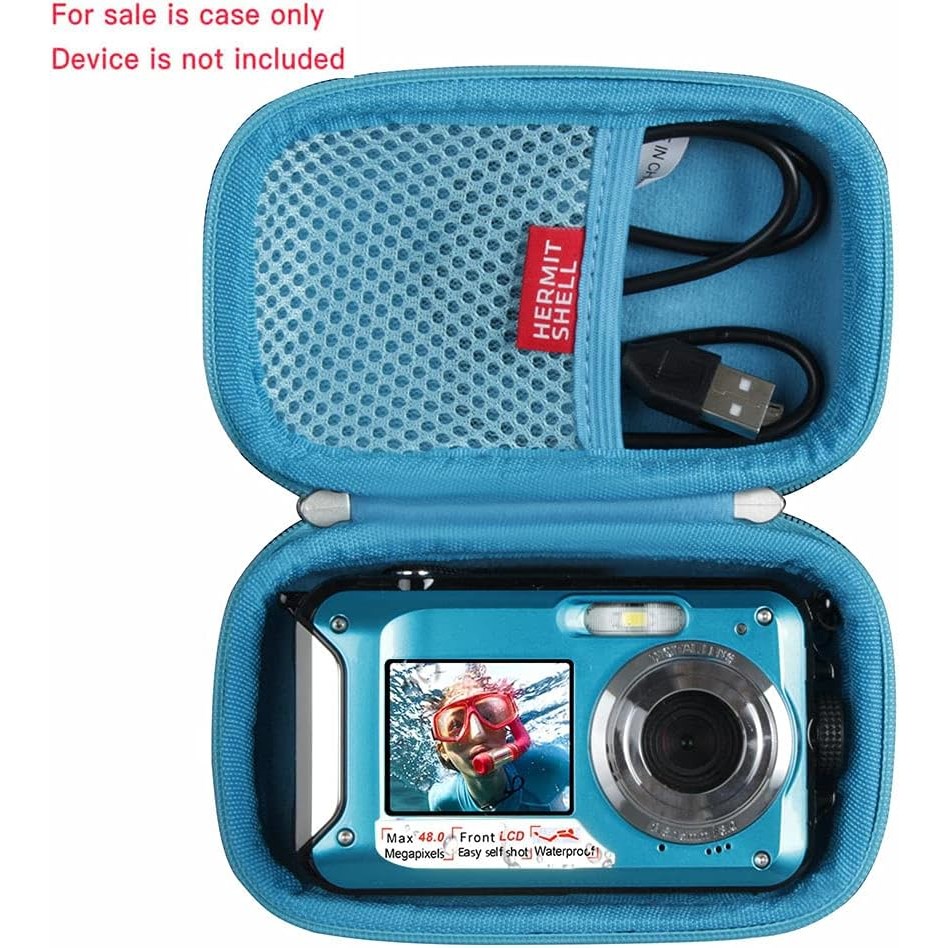 Hermitshell Hard Travel Case for Waterproof Digital Camera Underwater Camera Full HD 2.7K 48 MP Vide