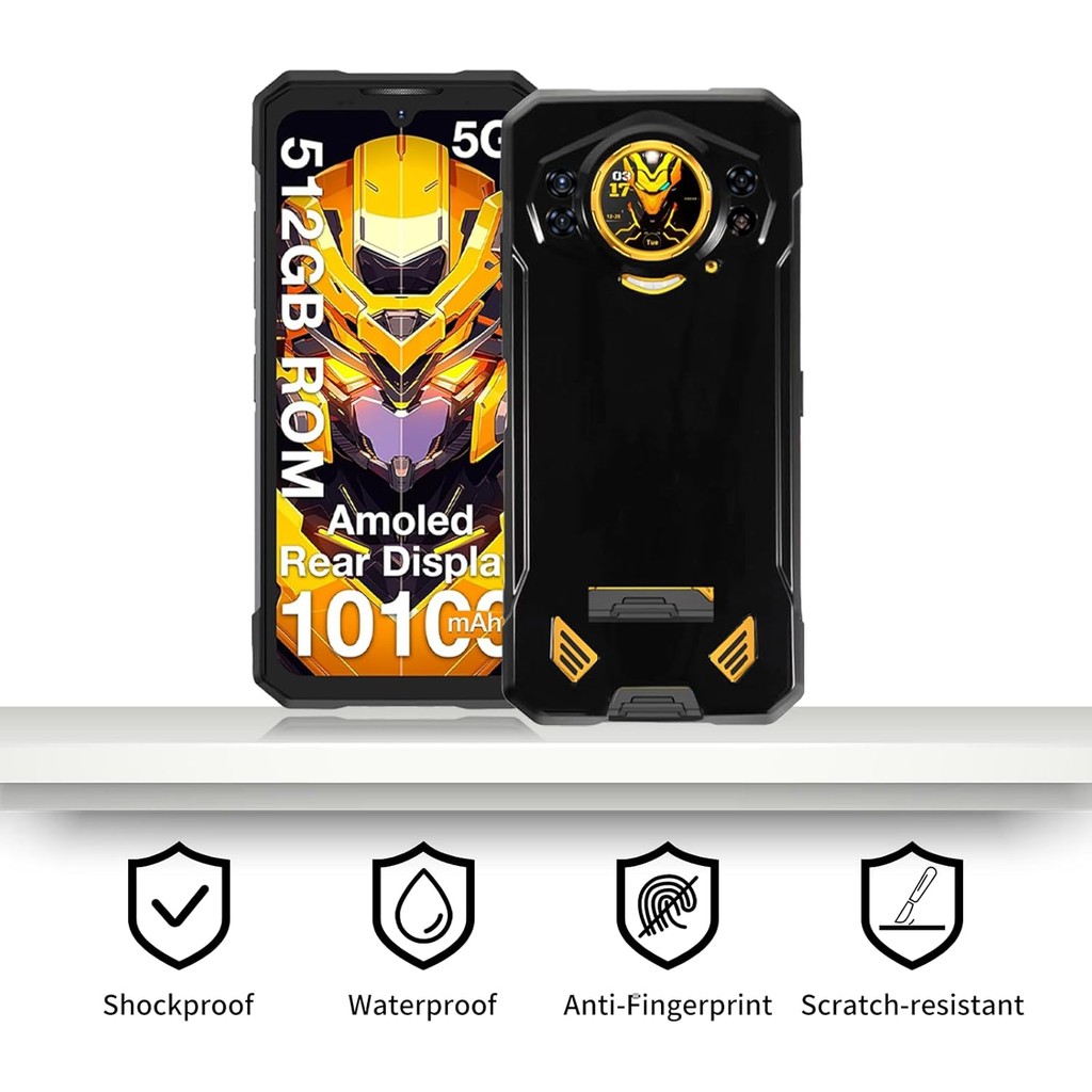 สําหรับ DOOGEE S200 Plus Case, ป้องกันกล้อง, กันกระแทกบาง, TPU ยางนุ่มผิวซิลิโคนป้องกันกันกระแทกสําห