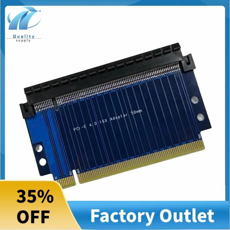 PCI Express 4.0 16X Riser การ์ด PCI-E ถึง PCI-E 16X ตัวเชื่อมต่อสล็อตความเร็วสูง PCIE X16 แปลงอะแดปเ