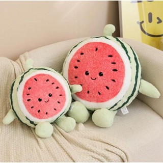 Creative 3D Watermelon Man ตุ๊กตาหมอน Plush รถอวบตกแต่งบ้านเ…