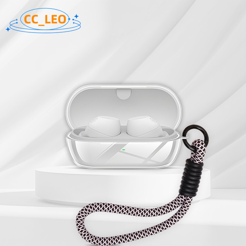 For Sony WF-C710N Case Clear Soft Case Lanyard Pendant Suitable for Sony WF-C710N Shockproof Shell Protective Sleeve - รูปที่ 7