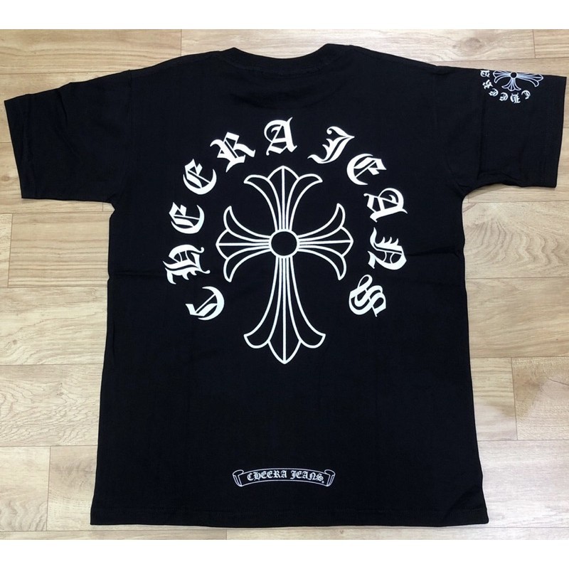 เสื้อยืด Ch H สไตล์แคชวล ผ้าฝ้ายแท้ สวมได้ทุกโอกาส