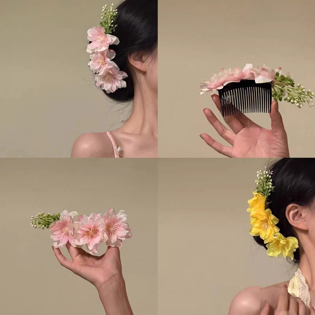 กิ๊บติดผม กิ๊บดอกไม้ สไตล์เกาหลี แฟชั่น น่ารัก ขนาดใหญ่ สำหรับผู้หญิง พร้อมส่งจากไทย
