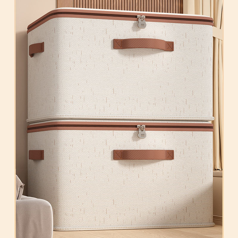 กล่องเก็บเสื้อผ้า จัดระเบียบเสื้อผ้า กันฝุ่น ความจุขนาดใหญ่ กล่องเก็บผ้านวม กล่องเก็บของแบบพับได้ สำหรับบ้าน - รูปที่ 6