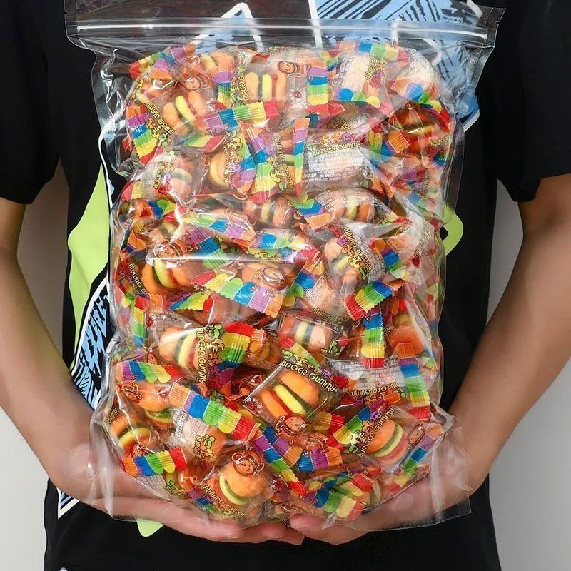 Shop Burger Candy Gummy Gummy Candy Juice ของว่างสําหรับเด็ก QQ อิสระจํานวนมาก Nostalgic 7.24