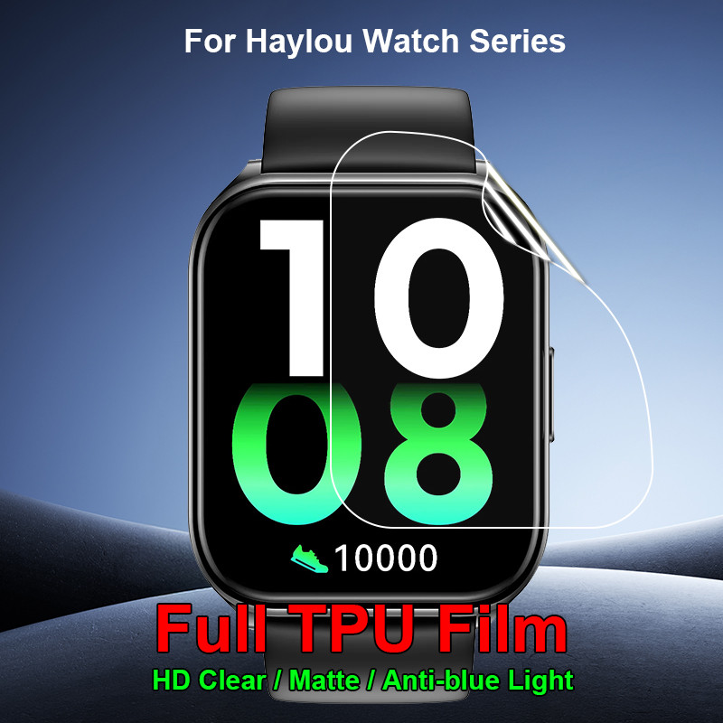สําหรับ Haylou Watch 2 Pro SmartWatch Ultra Slim Clear Soft TPU Film Screen Protector - ไม่ใช่กระจกน