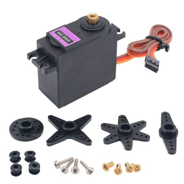 MG996 Servo เซอร์โวเกียร์โลหะเต็มรูปแบบคุณภาพสูง MG996R 360 องศา