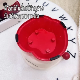 PawPals ชามอาหารแมว ทําจากสแตนเลส ถ้วยแมว มั่นคงและไม่ลื่น ทําความสะอาดง่าย น่ารัก ชามอาหารแมว