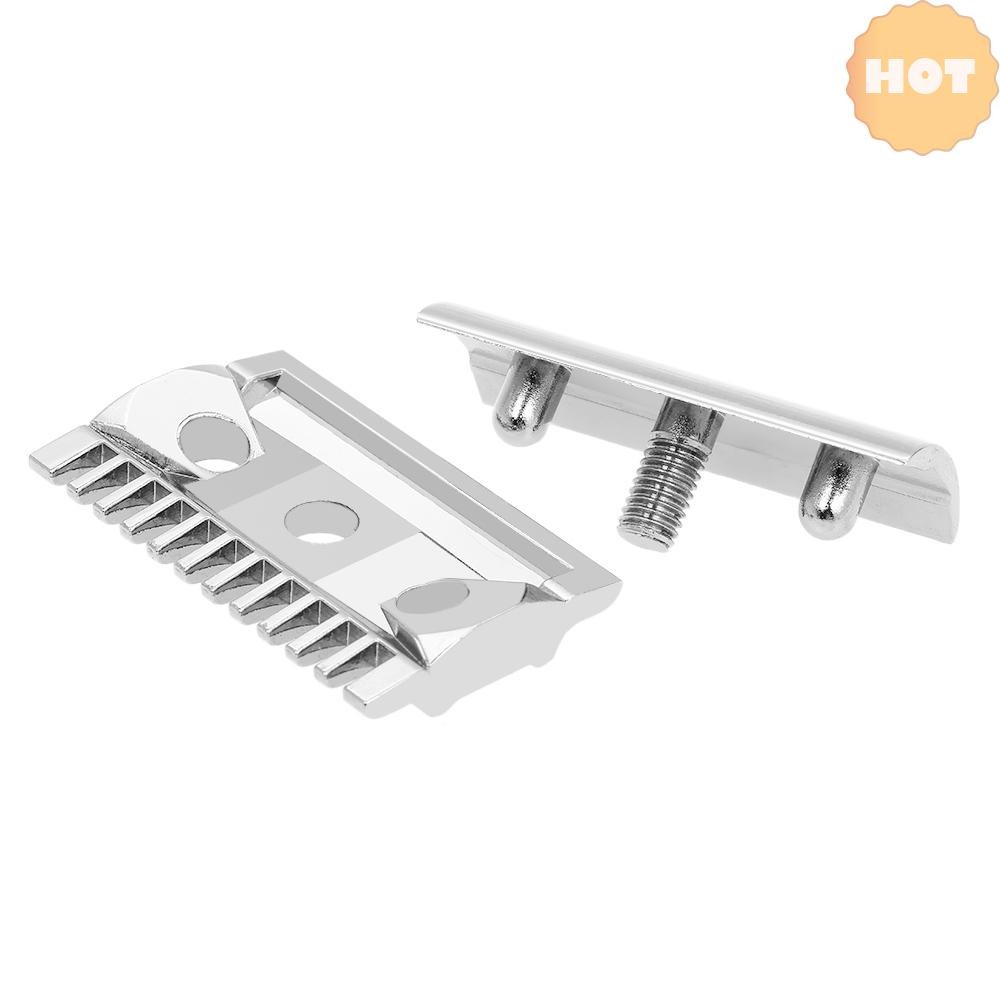 [2025 ใหม่] Double Edge Shaving Safety Razor เปิดหวีหัวผู้ชาย Safety Razor Head Shaving Tool