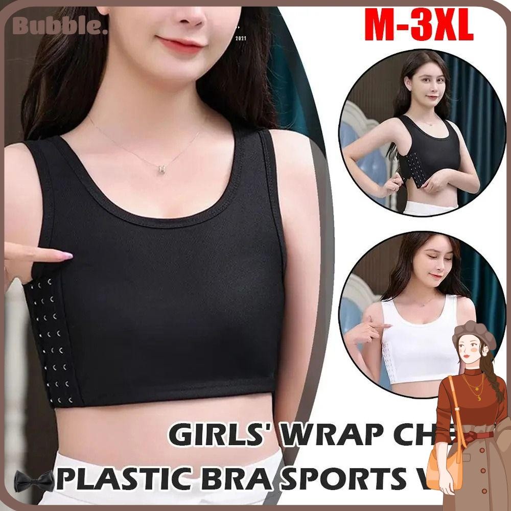 เสื้อกล้ามแบนเต้านม เสื้อกั๊กกระชับสัดส่วน M-3XL ทนทาน สำหรับ Tomboy และ Trans
