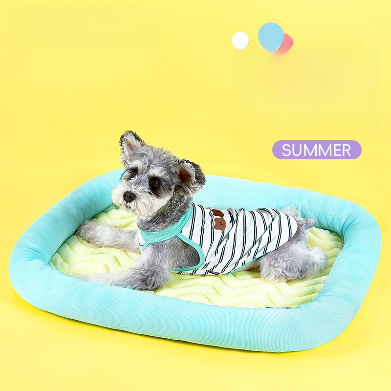 CheesePet เบาะสัตว์เลี้ยงแบบเย็นสบาย เตียงแมว เตียงสุนัขขนาดเล็ก ใช้งานได้ทุกฤดู ราคา ถูกที่สุด ดีลบีเคเค