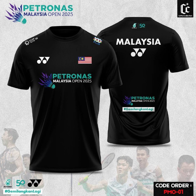เสื้อยืดแบดมินตันชาย สไตล์เกาหลี ระดับไฮเอนด์ ผ้าเจอร์ซีย์ระบายอากาศดี แห้งไว และดูดซับเหงื่อได้ดี