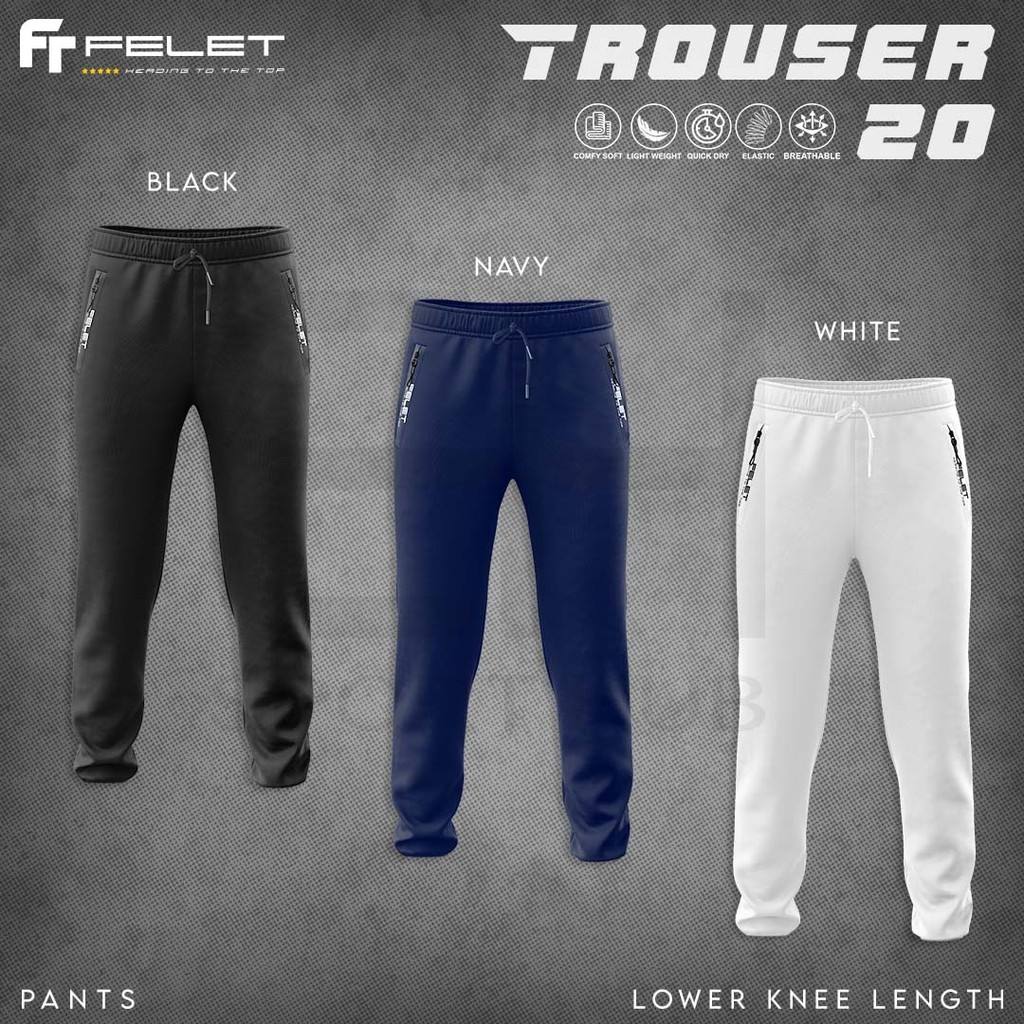 FELET TROUSER 20 กางเกงแบดมินตัน Seluar Badminton by FELET
