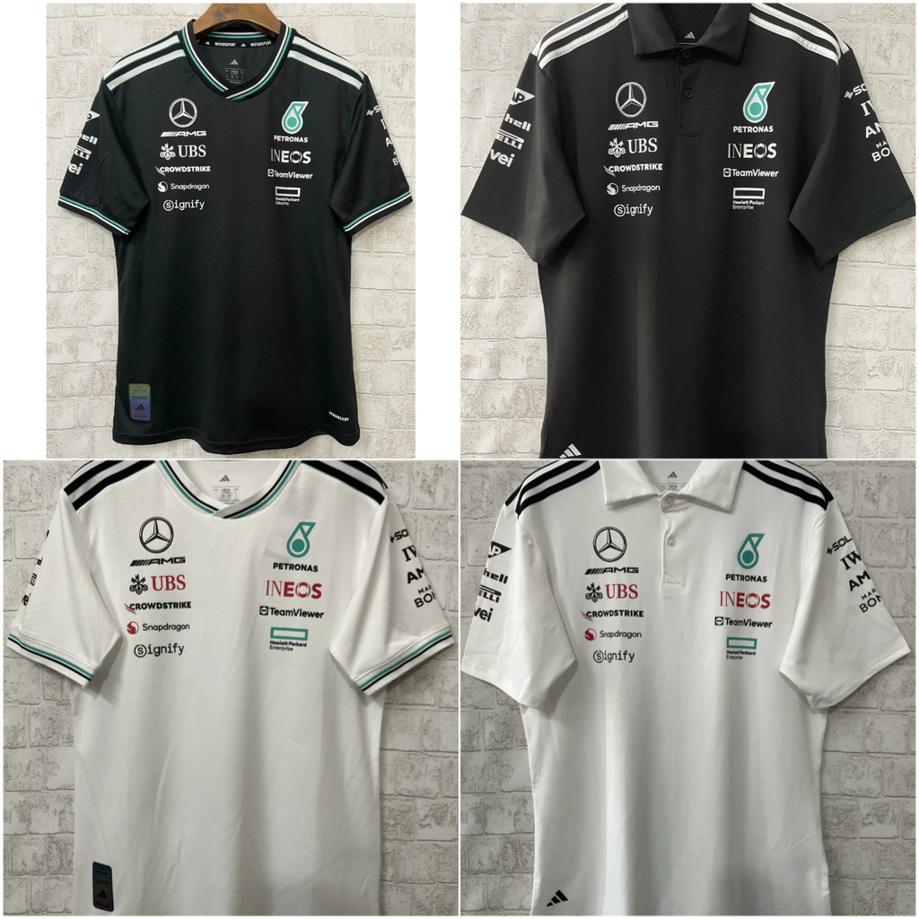 NEW Tops 2025 2026 Plus Size Mercedes Benz AMG Petronas F1 Team Polo Jersi Shirt