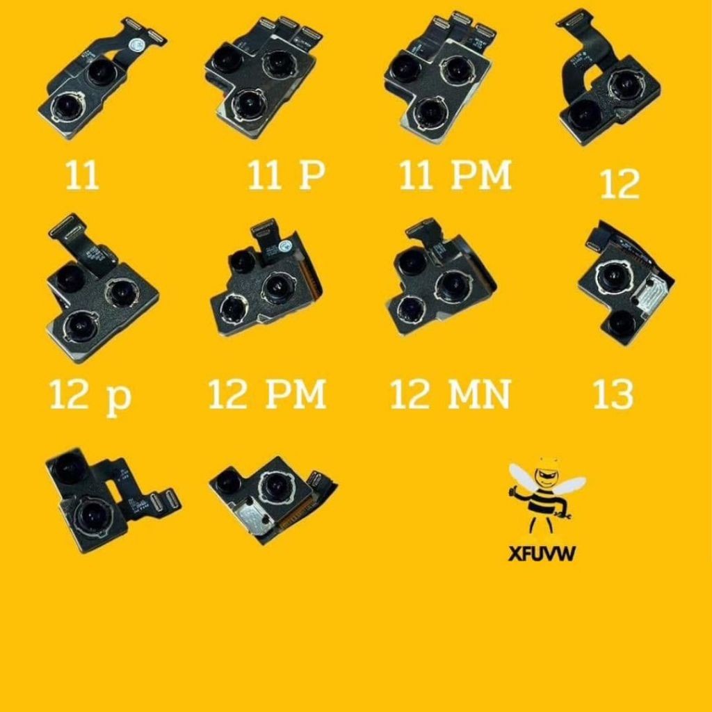 กล้องหลังแท้แกะiโฟน11/11pro/11pm/12/12pro/12mini/12pm/13/13mini/13pro/13pm/14/14pro/14pm/15/15pm