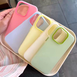 🔥GOOD🔥เคสโทรศัพท์แบบ 2 in 1 ซิลิโคนใส เคสเยลลี่ For iPhone 16 15 14 13 12 11 Pro Max X XR XS Max 7 8 6 Plus เคสไอโฟน เคส