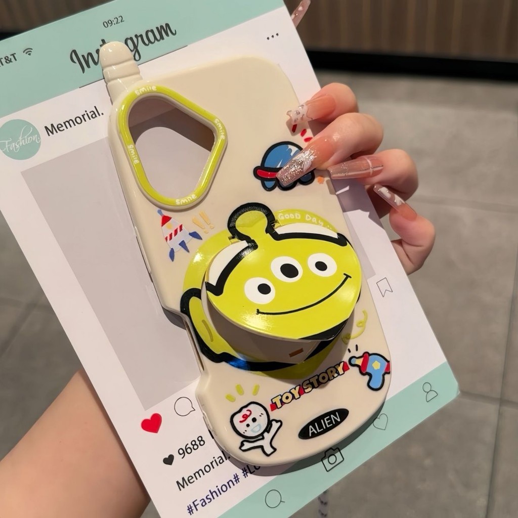 เหมาะสําหรับ iPhone 11, 15, 12, 13, 16, 14 Pro Max, 8 Plus, 7 Plus, X, XR, XS, Max 7, 8 Plus, SE เคสป้องกัน, กันรอยขีดข่วน, กันกระแทก, เคสป้องกันน้ําหนักเบา อะนิเมะพี่ใหญ่เคสโทรศัพท์สร้างสรรค์สวมกระจกและวงเล็บเคสป้องกันน่ารักเคสแข็งแฟชั่น ราคา ถูกที่สุด ดีลบีเคเค แกลเลอรีภาพที่ 6