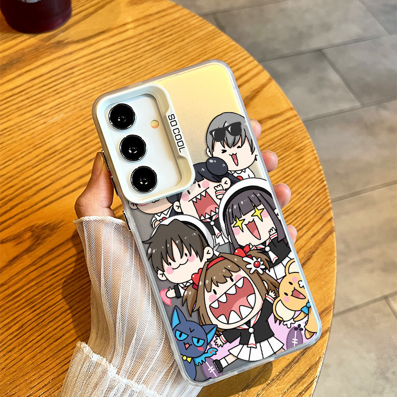 รุ่น Q การ์ตูนหลากหลายซากุระการ์ตูนSamsungเคสโทรศัพท์เหมาะสําหรับA25 A55 A56 A13 A14 S23ULTRA S22 S2