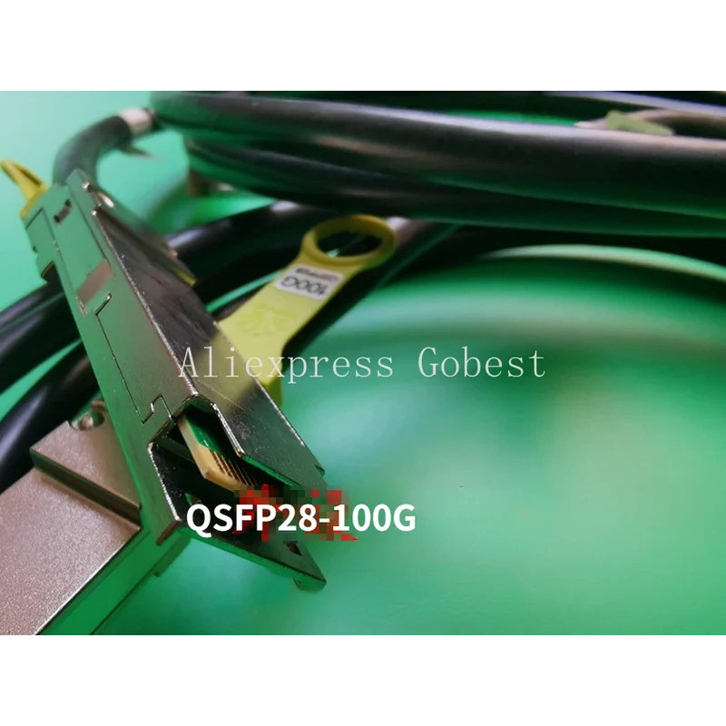 QSFP+ สายความเร็วสูง QSFP28-100G INFINIBAND Cable 1M, 2M สภาพมือสอง