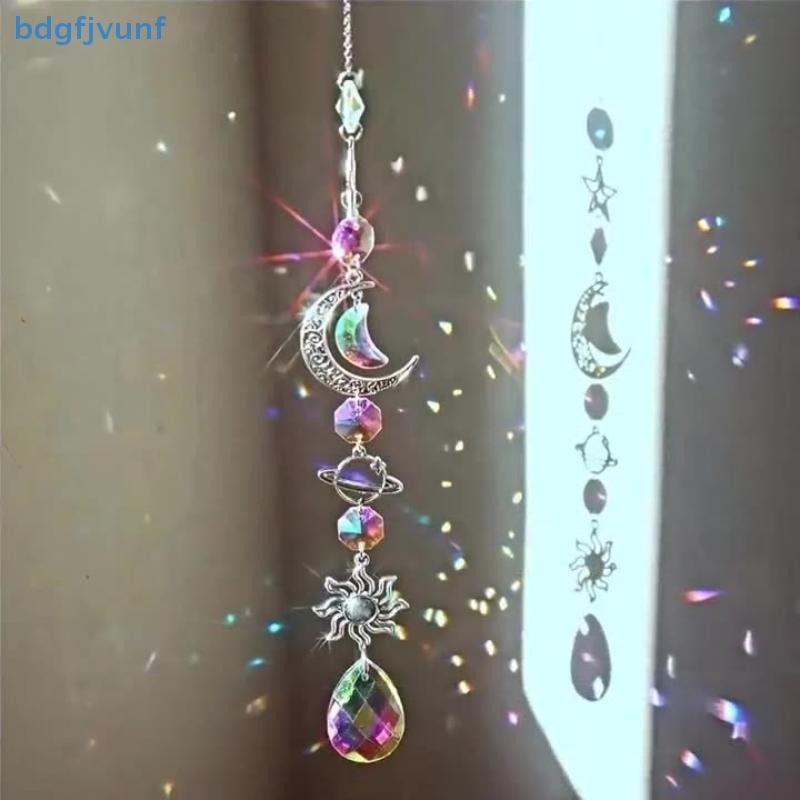 BDGF คริสตัลกระดิ่งลม Rainbow Maker Sun Catcher Dream Catcher จี้บ้านสวน Decor Wind Chime, วันหยุด, เทศกาล, ตกแต่งบ้าน, TH - รูปที่ 2