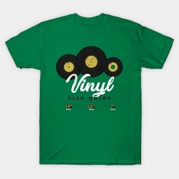เสื้อยืด Vintage Vinyl Cotton 100%