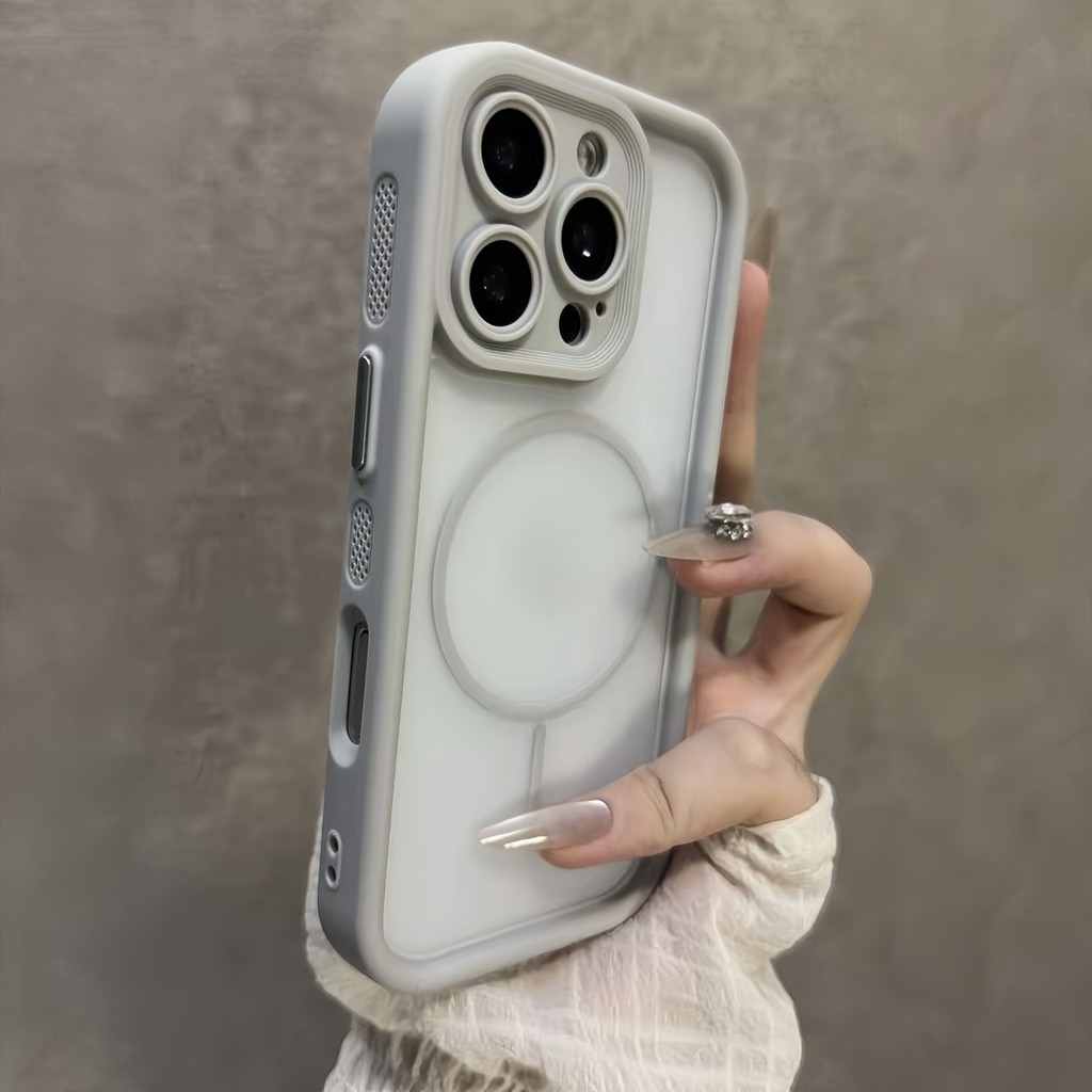 ปลอกหรูหราเคลือบป้องกันลายนิ้วมือเคสโทรศัพท์แม่เหล็กสําหรับ ไอโฟน 16 15 14 13 12 11 มือโปร สูงสุด 16บวก กรณีกันกระแทกฝาหลัง