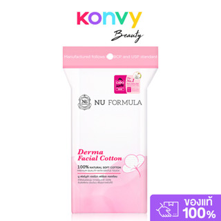 Nu Formula Derma Facial Cotton 35pcs นู ฟอร์มูล่า สำลี.