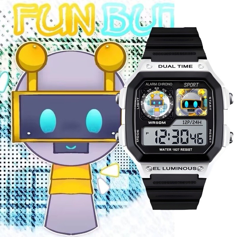 Rhythm Box sprunki Watch Grey Arnold Clark Robot Jevin
