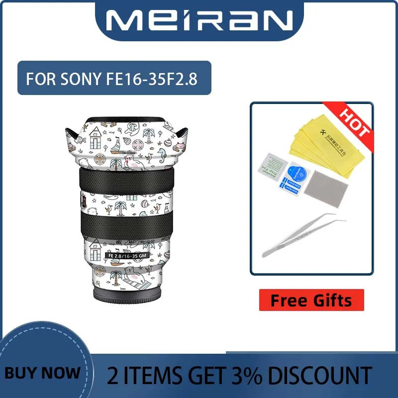 ฟิล์มป้องกันเลนส์กล้อง Decal Anti-Scratch สําหรับ Sony FE16-35 มม.F2.8GM 16-35mmF2.8 16-35F2.8 1635 