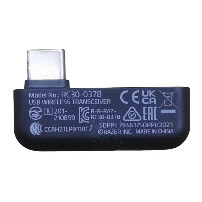 ไร้สาย USB Dongle อะแดปเตอร์ตัวรับสัญญาณ RC30-0378 สําหรับ Razer Barracuda X RZ04-0443 หูฟัง