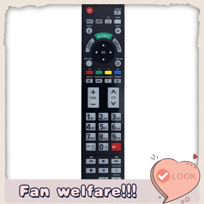 เปลี่ยน N2QAYB000927 รีโมทสําหรับ 4K HD TV TC58AX800U TC65AX800U TC65AX900U TC85AX850U TC58AX800U TC