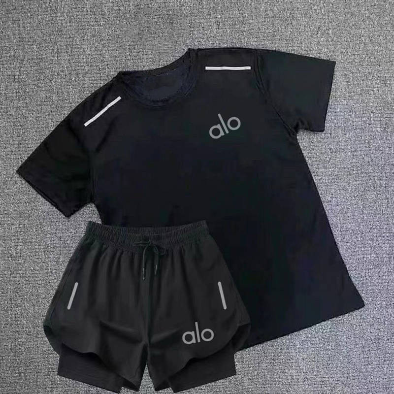 Sports Track and Field Summer Shorts Quick-Drying Basketball Marathon Training Short Sleeve Suit Run