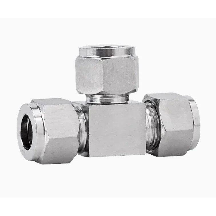 304 สแตนเลสการบีบอัดข้อต่อเชื่อมต่อ – ตรง, ข้อศอก, ที, ข้าม, 2/3/4 ทาง, 1/8