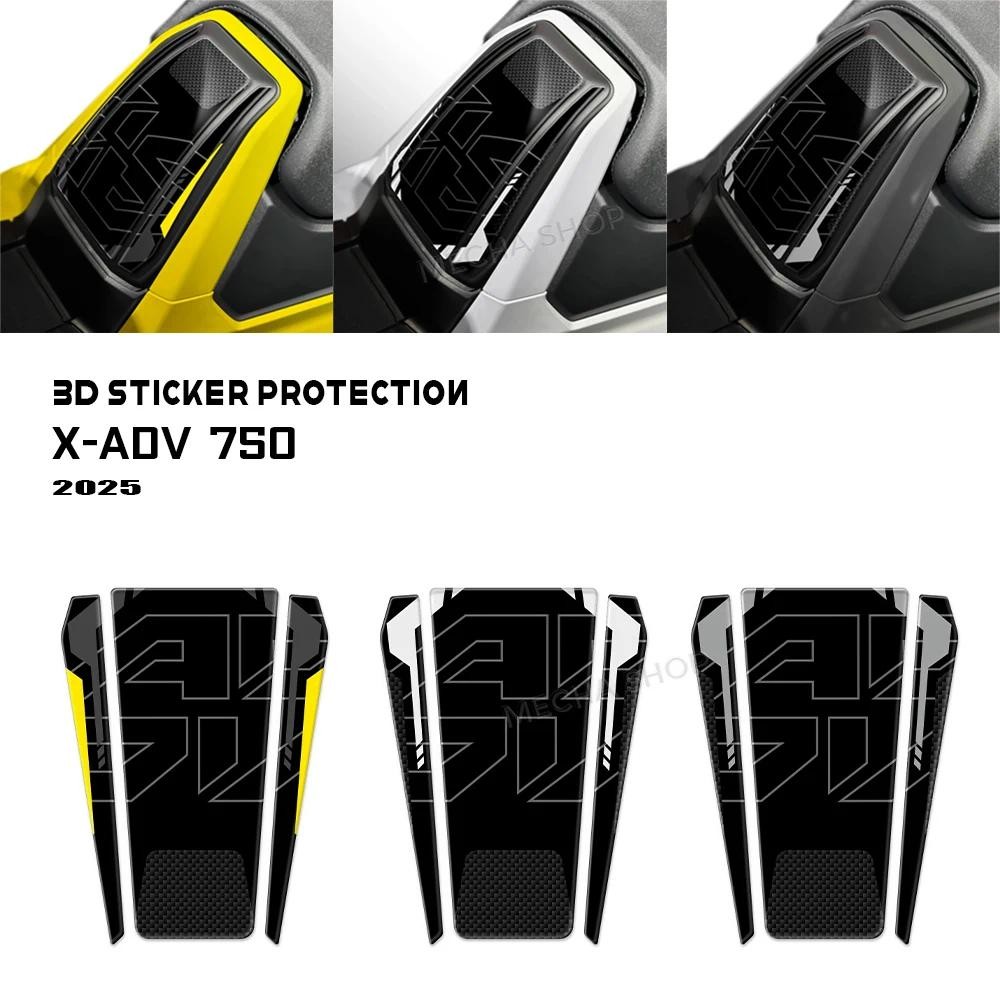XADV 750 2025 อุปกรณ์เสริมรถจักรยานยนต์การใช้ถังสติกเกอร์ชุด 3D เจลอีพ็อกซี่เรซิ่นสติกเกอร์สําหรับ X-ADV 750 2021-2024