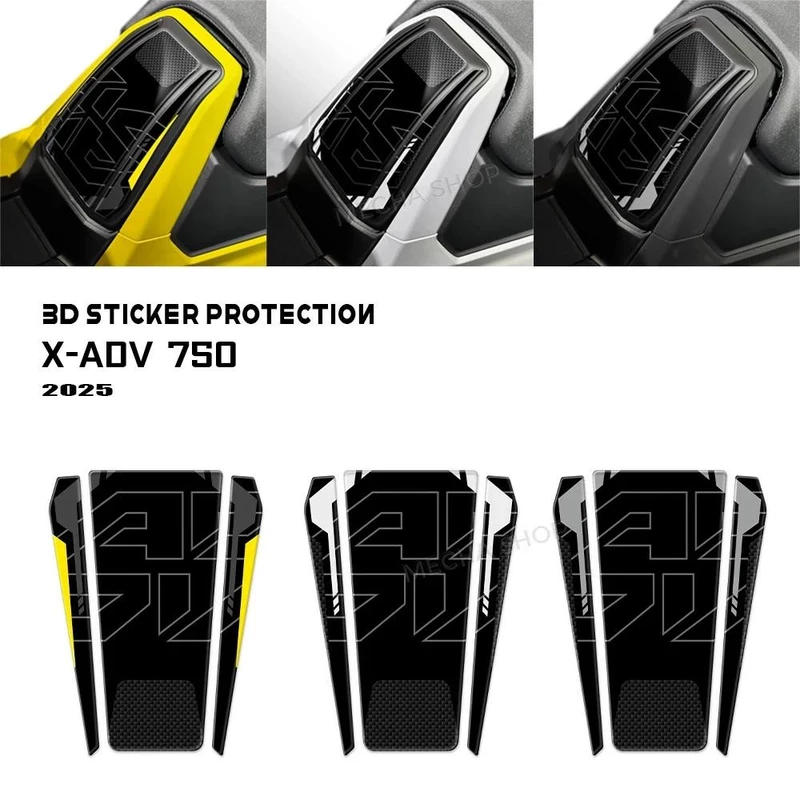 XADV 750 2025 อุปกรณ์เสริมรถจักรยานยนต์การใช้ถังสติกเกอร์ชุด 3D เจลอีพ็อกซี่เรซิ่นสติกเกอร์สําหรับ X-ADV 750 2021-2024